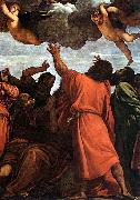 TIZIANO Vecellio Assumption of the Virgin (detail) rt oil painting